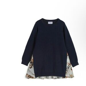 Stylish Navy Blue Kids Sweater by boutique brand Wolf and Rita